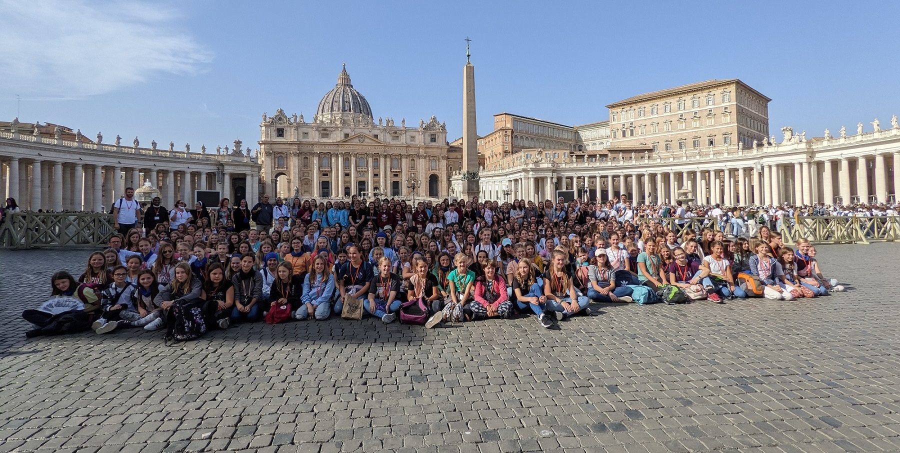 Rom Gruppe Papstaudienz